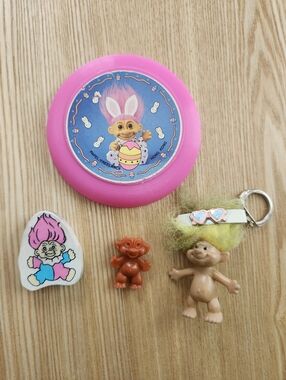 Lot Of Mixed Vintage Trolls Toys